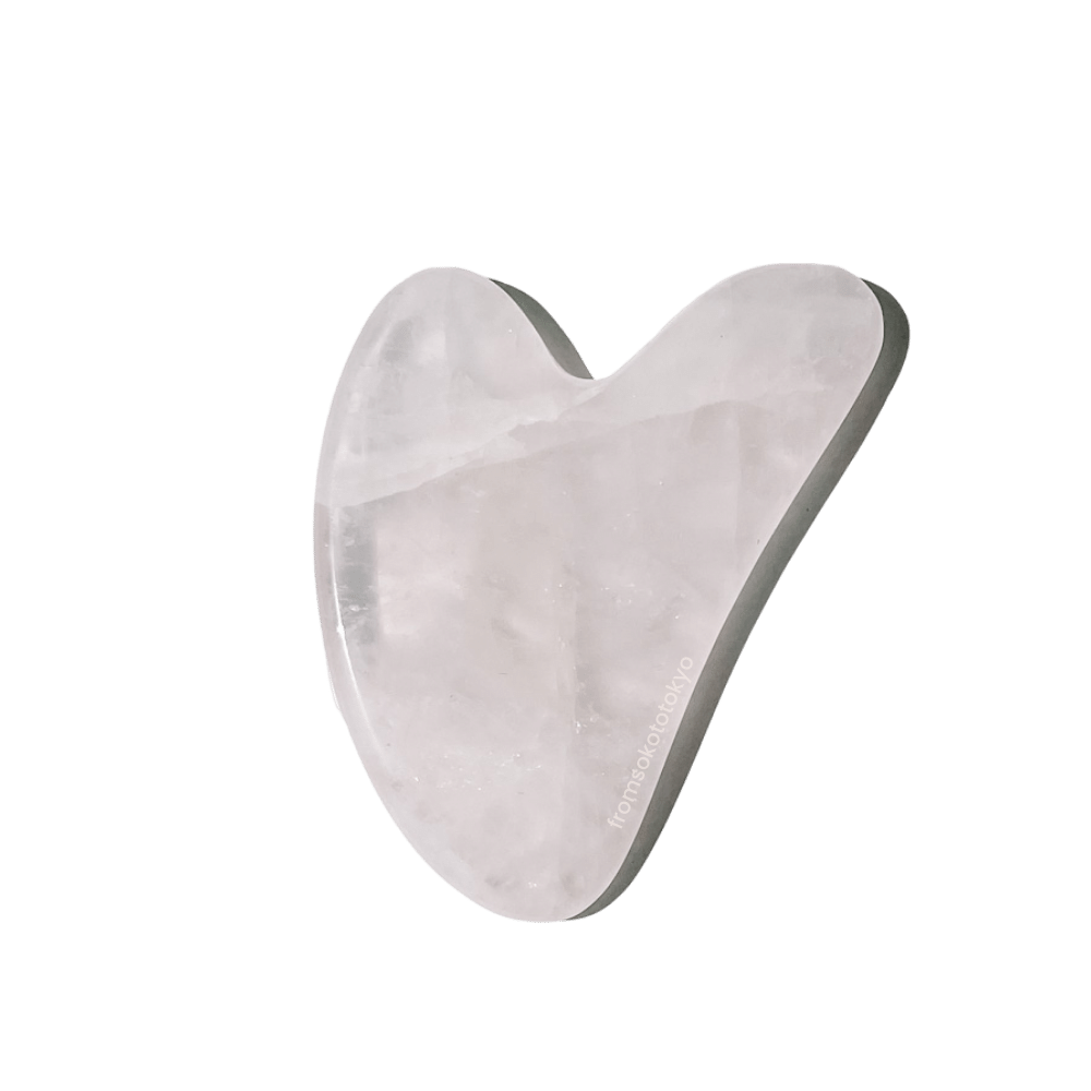 Gua Sha de Cuarzo - Masaje Facial o Corporal
