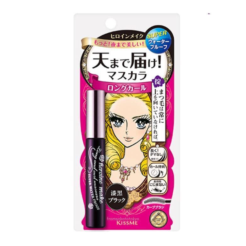 Kiss Me Heroine Make Volume & Curl Mascara Super Waterproof.