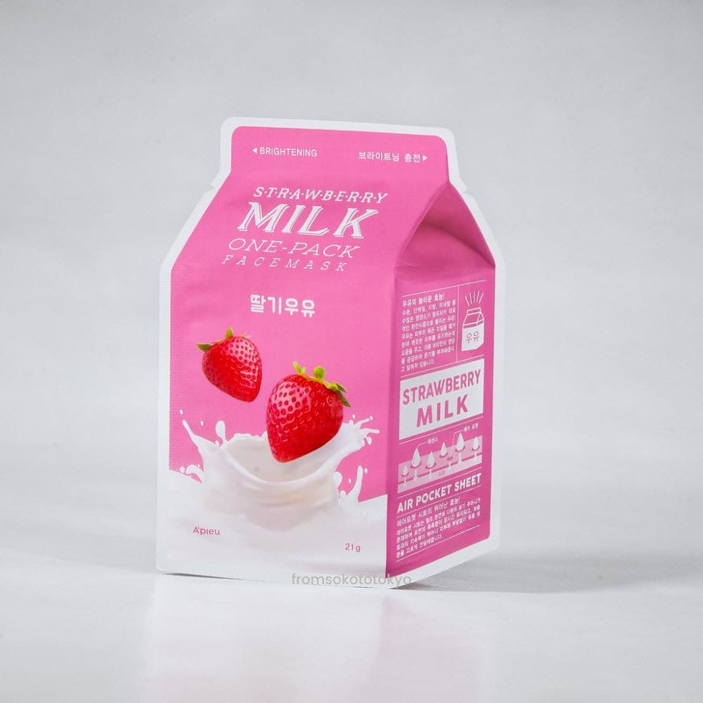 Strawberry Milk Face Sheet Mask